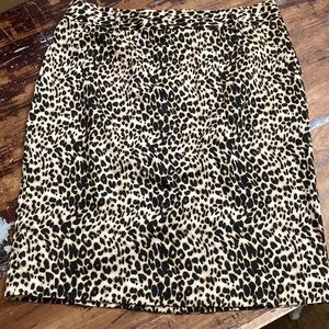 EUC DFA Cheetah Print Skirt